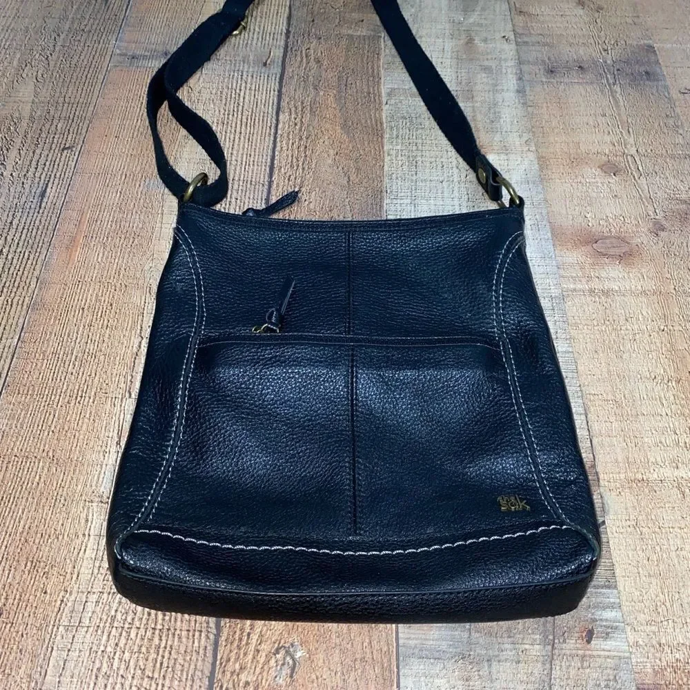 THE SAK IRIS LEATHER CROSSBODY BAG